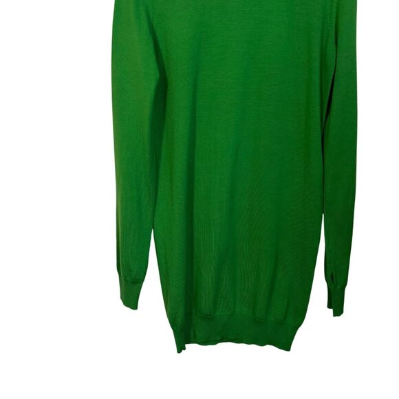 Stella McCartney Green Wool Long Sleeve Turtleneck Sweater Dress Size 8 Dress. - Picture 7 of 12